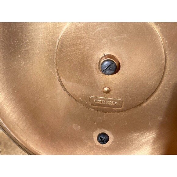 Vintage Brass Hyde Park Crumb Catcher Silent Butler Ash Tray Mid Century "G" - Picture 5 of 7